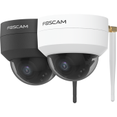 Foscam D4Z - 2K 4MP Outdoor PTZ Dual-Band WiFi Security Camera with 4x Optical Zoom, IK10 Dome and AI Human Detection