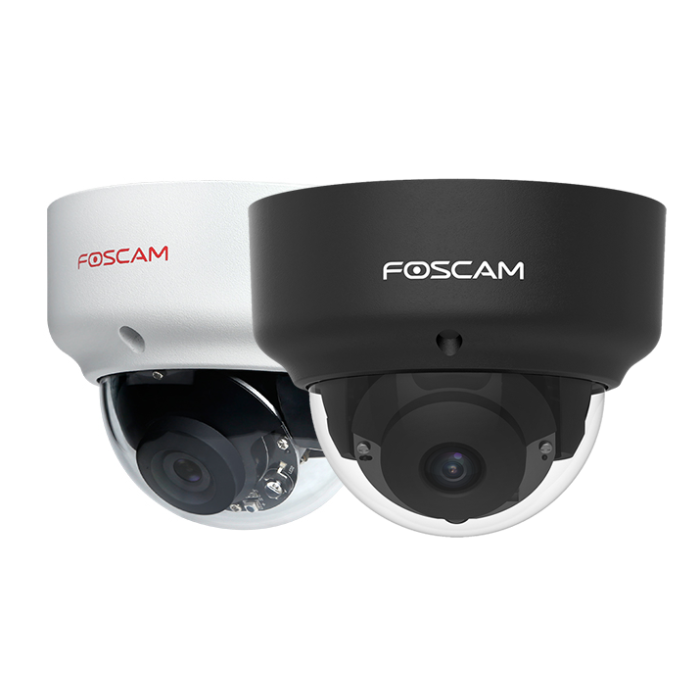 Foscam D2EP - 1080p 2MP Outdoor PoE IK10 Dome Security Camera with AI Human Detection