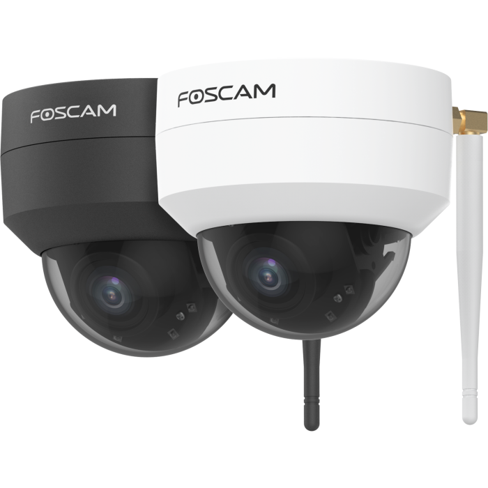 Foscam D4Z - 2K 4MP Outdoor PTZ Dual-Band WiFi Security Camera with 4x Optical Zoom, IK10 Dome and AI Human Detection