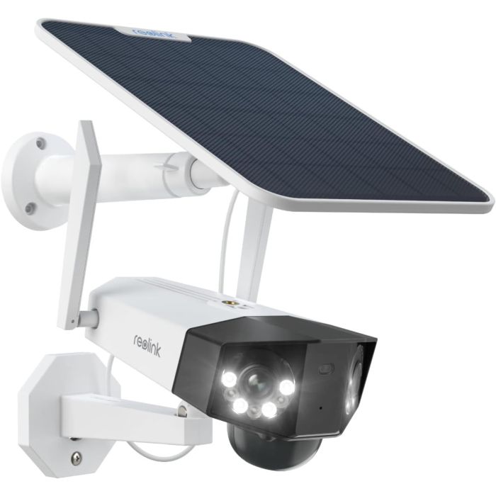 Reolink Duo 2 - 4K 180° Panoramic Solar/Battery-Powered 4G/LTE Outdoor Security Camera